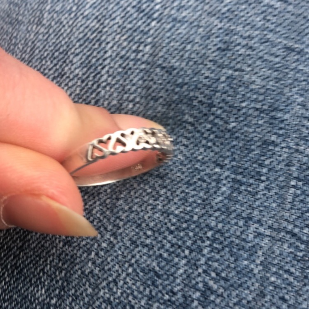 925 sterling silver heart ring